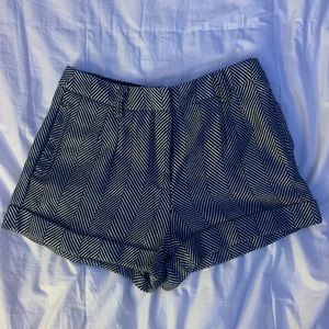 Forever 21 striped B&W shorts